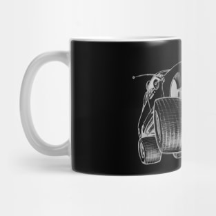 Monster Truck Sketch Mug